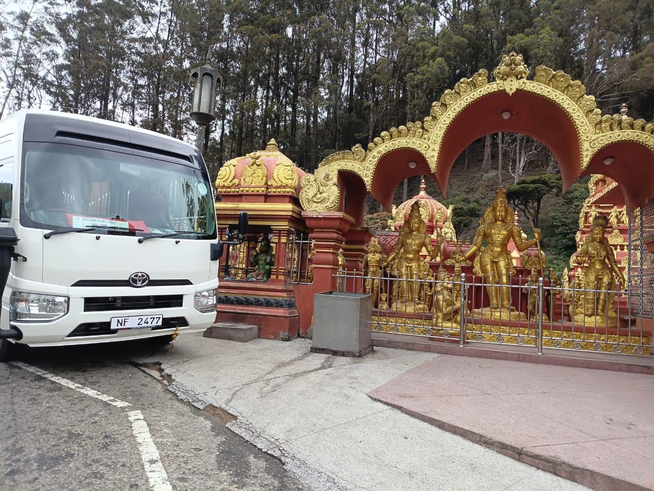 Toyota Coaster interior