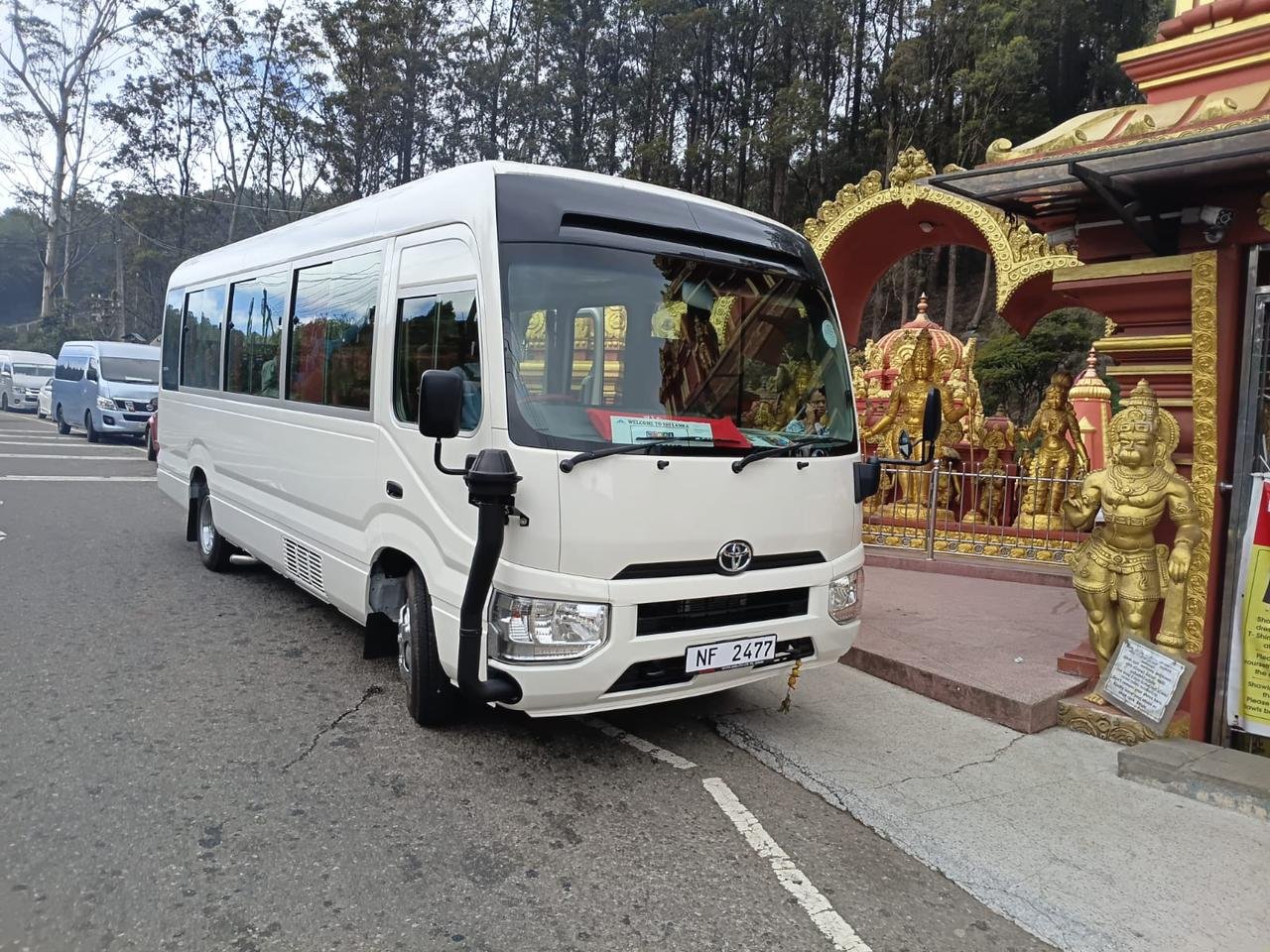 Toyota Coaster seating